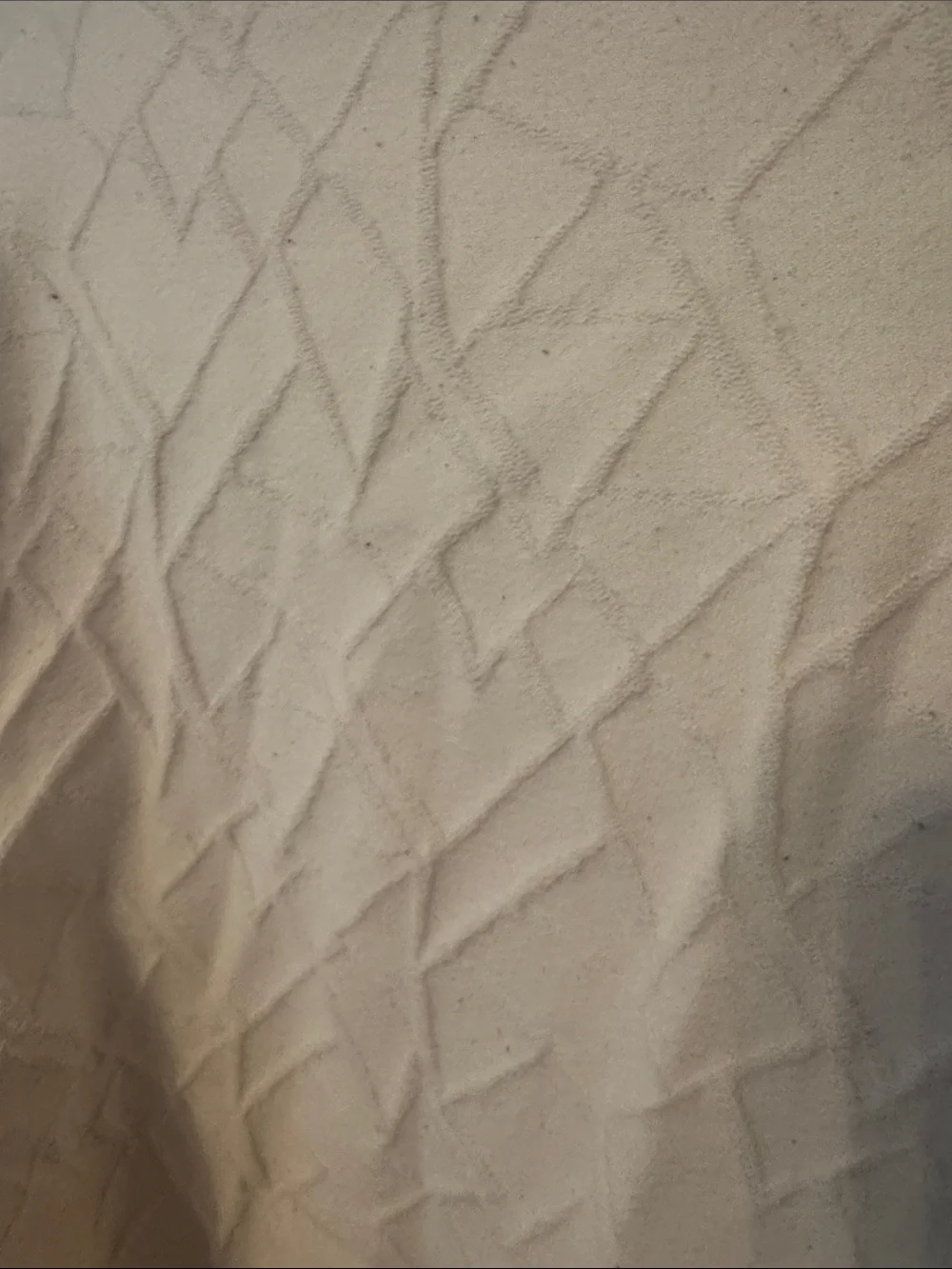 Zara Cream Quilted Button-Front Shirt Jacket- unisex style